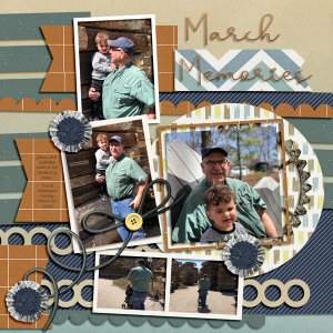 Jaxon + Grandpa at The Gathering Place 3.25.22