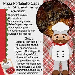 Pizza Portobello Caps