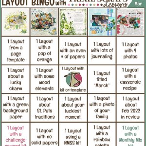Layout Bingo Card March 2022