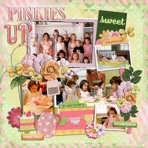pinkies up