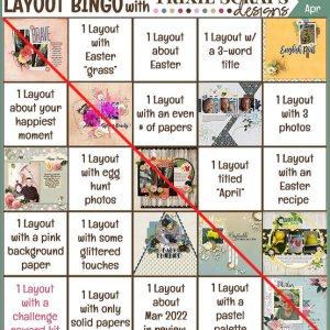 completed Bingo card