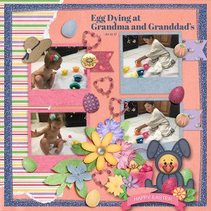 Egg Dying at Grandma and Granddad