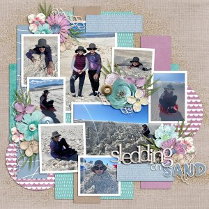 Sledding on Sand