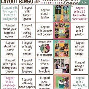 April Challenge BINGO
