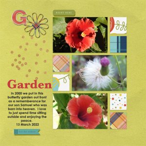 Quirky Me - G is for Garden
