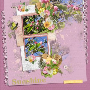 sunny april day