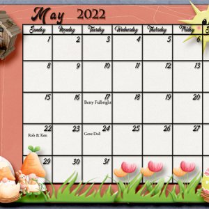 May Calendar