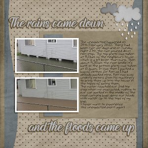 The Rains Came Down