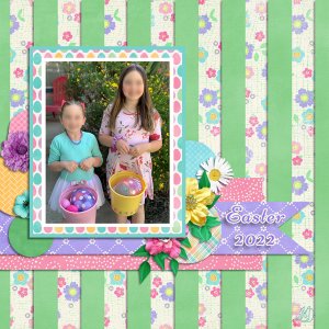 sisters with baskets