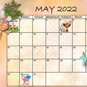 May 2022 Calendar