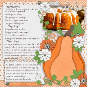 Cake recipe