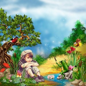 A spring in the enchanted swamp