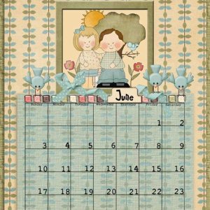 June CD calendar