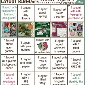 May 2022 bingo card