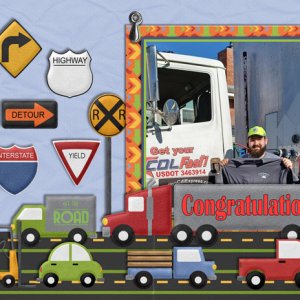 Driving the big trucks now