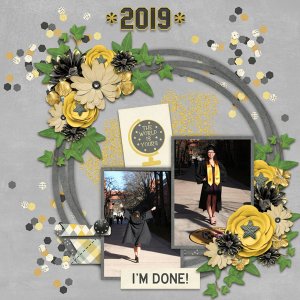 Cap + Gown-Magical Scraps Galore