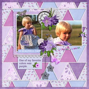 purple was my favorite color