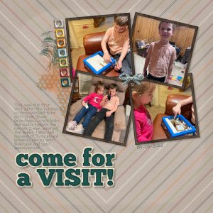 Littles Come for a Visit