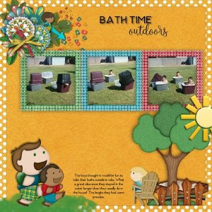 Bathtime Outdoors
