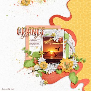 orange sunset