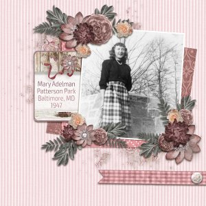 Old Fasioned Girl-Scrapbookcrazy
