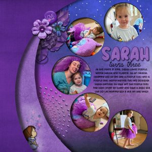 Sarah turns Three