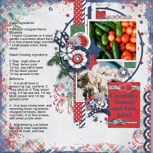 Cucumber Tomato Feta Salad