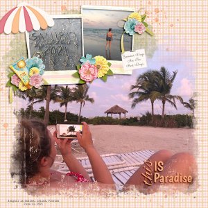 Abigail enjoying Sanibel Island, Florida 6.11.2021