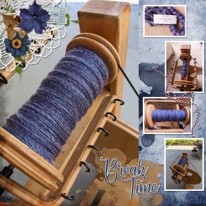 First braid of the 2022 Tour de Fleece