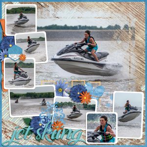 jet skiing