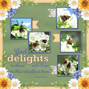 God delights in those who hope in His steadfast love
