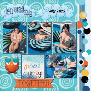 2022-07 Cousins in Pool