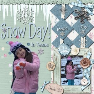 Snow Day in Texas