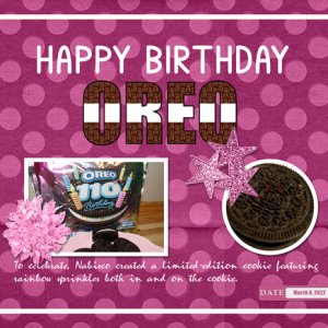 Happy Birthday Oreo
