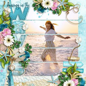 dancing in the waves