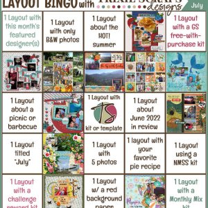 July 2022 Bingo