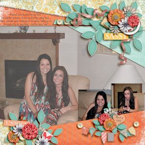 My Two Nieces on Easter 2012