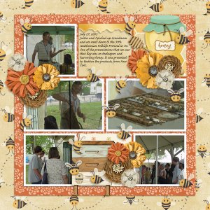 Honey Bee-Magical Scraps Galore, Free temp-Tinci