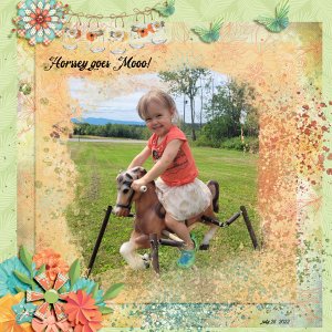 Horssey goes moo - Photomask - Aug 22