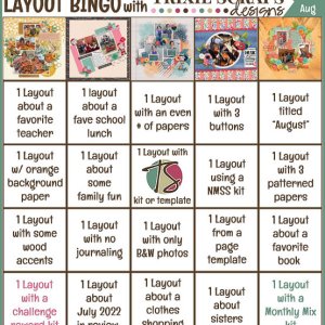 August LO Bingo