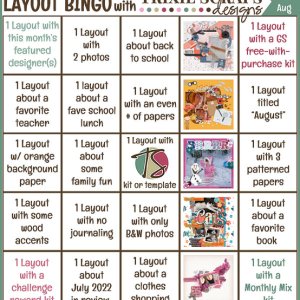 Aug 2022 Bingo Card