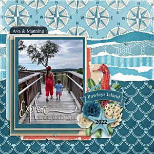 Ava and Manning at Pawleys Island