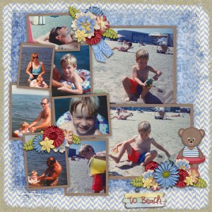 Photo Bomb Temp #4-Miss Fish, Dive Into Summer-The Scrappy Kat