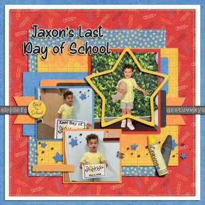 Jaxon's last day of school 5.9.2022