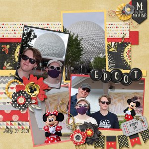 Epcot and Characters