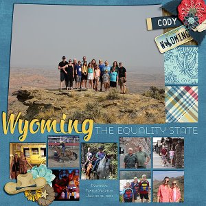 Wyoming Vacation 2022 - Cover Page