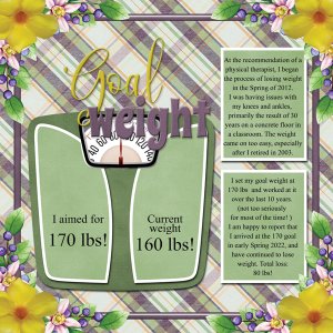 GOAL WEIGHT