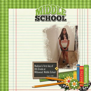 First Day of Eighth Grade