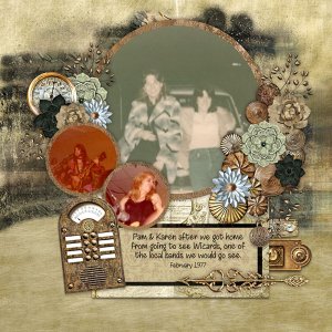 Painters Paradise Temp #3-Miss Fish, Time Traveler-The Scrappy Kat