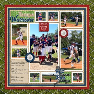 Tampa Warriors -Game Day